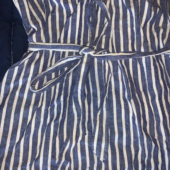 Joe Fresh white & blue denim fit n flare dress - Picture 7 of 13